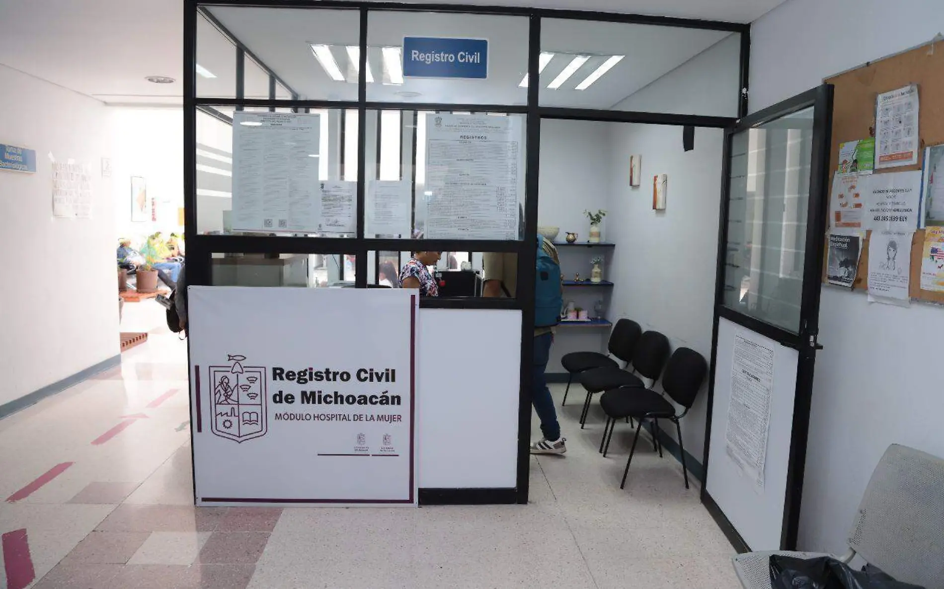 Módulo del Registro Civil en H. de la Mujer